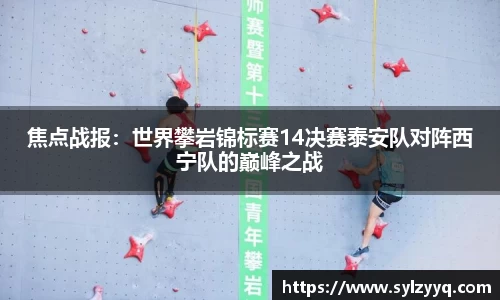 焦点战报：世界攀岩锦标赛14决赛泰安队对阵西宁队的巅峰之战
